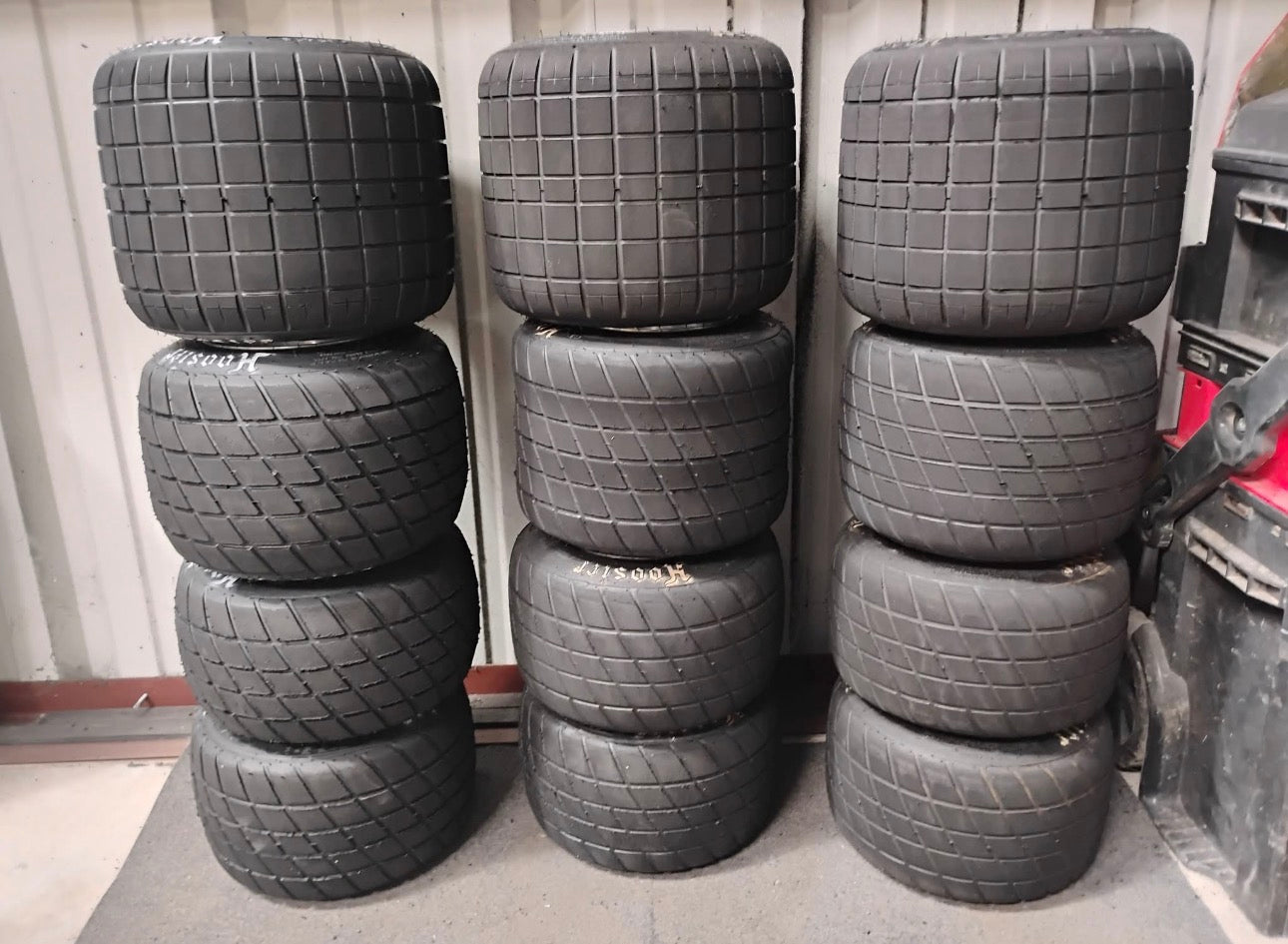 Tire mounting with prep and sizing